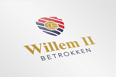 logo willem II betrokken tilburg voetbal